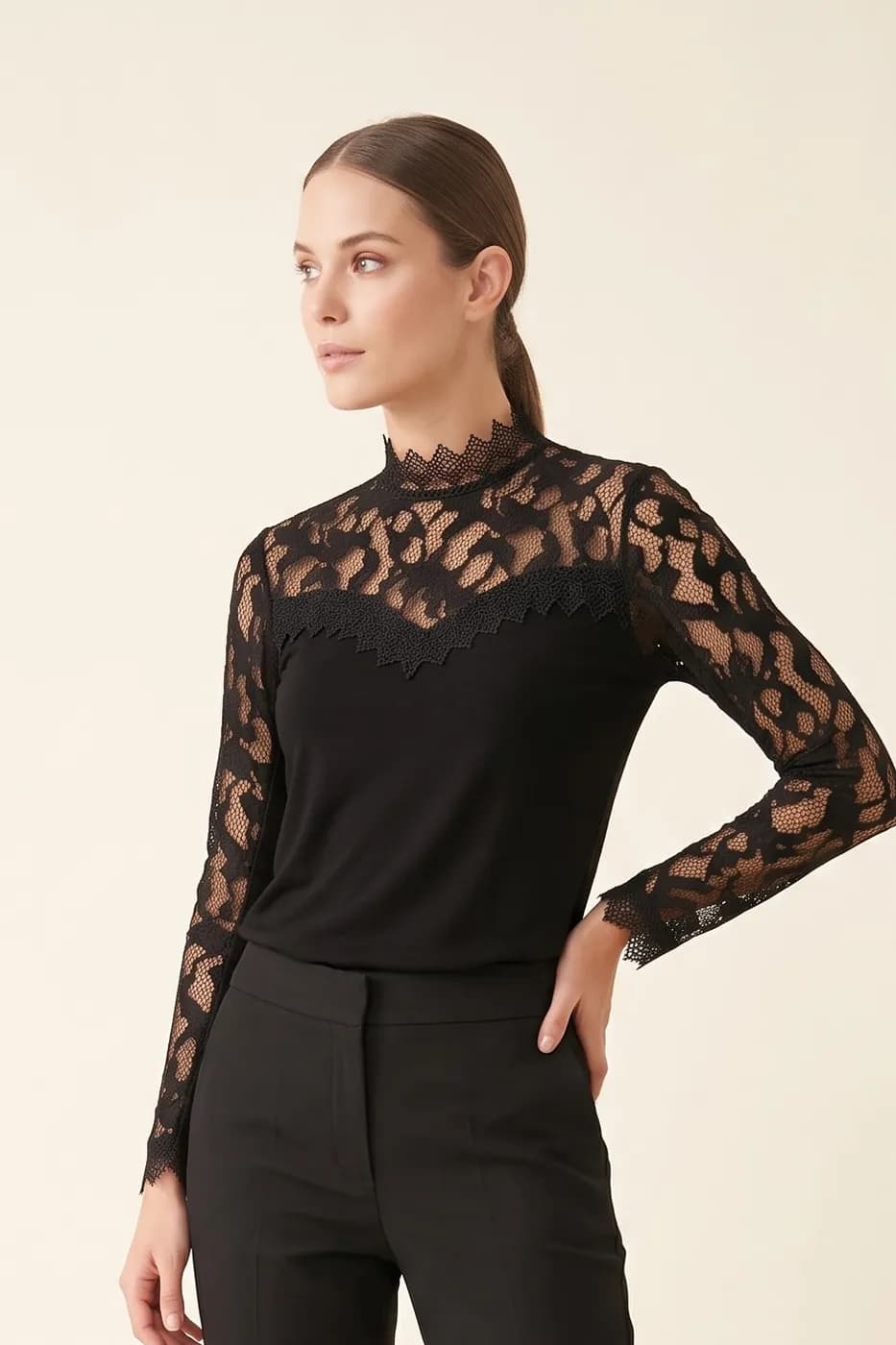 Bluza Dranella - 20401055 Crna